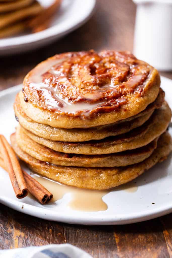 Cinnamon Roll Pancakes Paleo Gluten Free