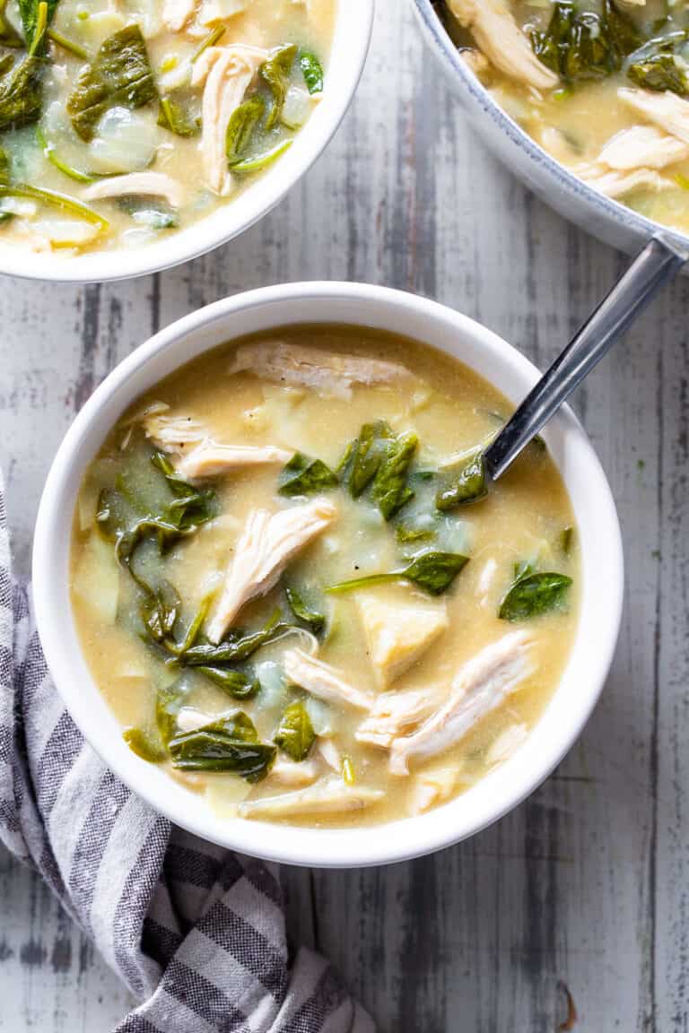 Chicken Spinach Artichoke Soup Whole Keto