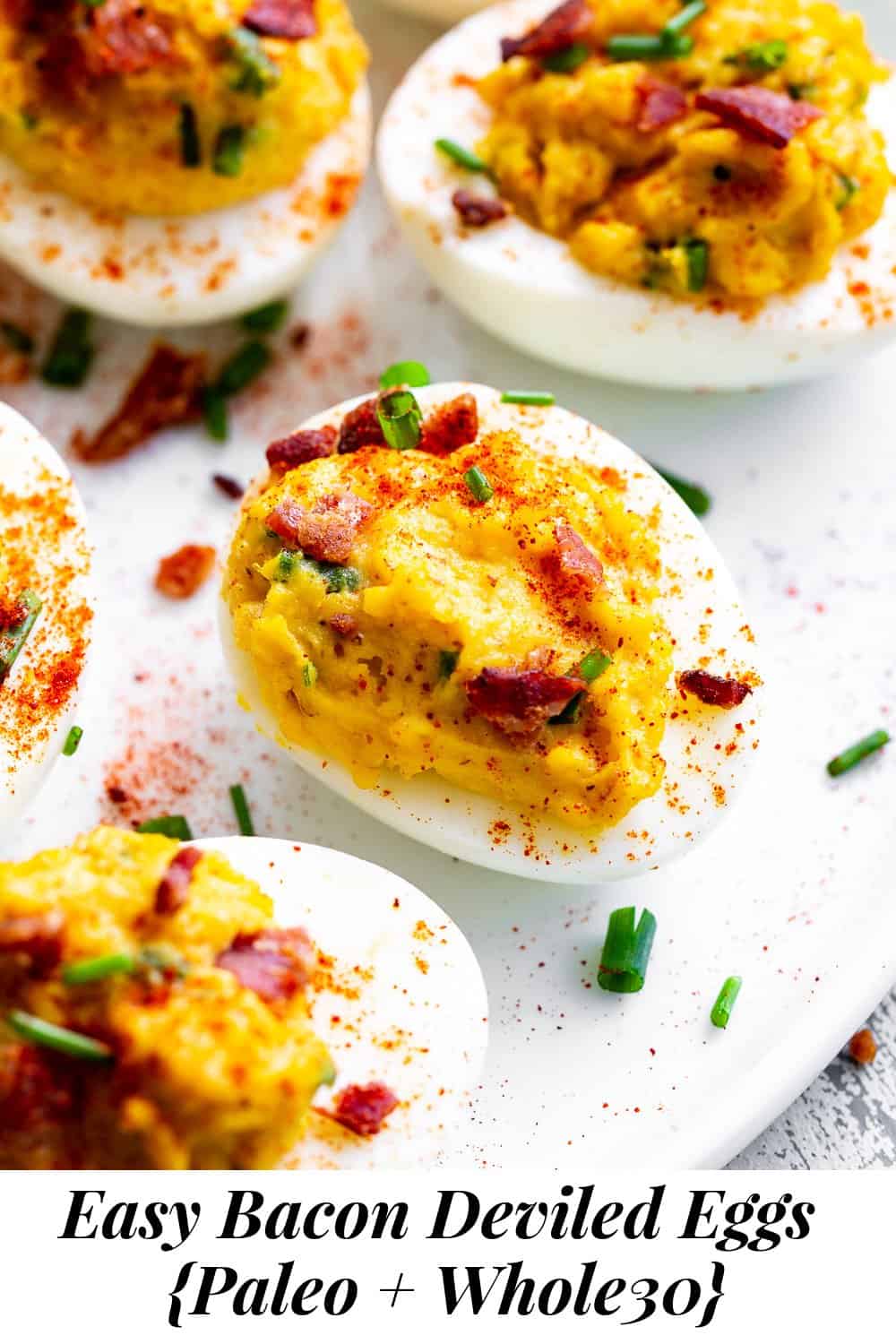 Bacon Deviled Eggs Paleo Whole30 