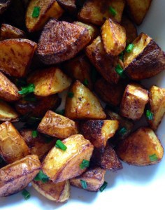 Smoky Chipotle Chive Roasted Potatoes