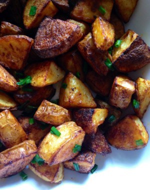 Smoky Chipotle Chive Roasted Potatoes