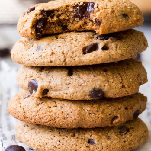 Ultimate Soft and Chewy Paleo Chocolate Chip Cookies