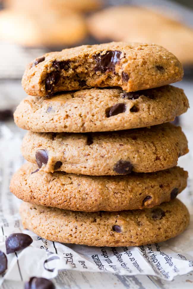 Ultimate Soft and Chewy Paleo Chocolate Chip Cookies
