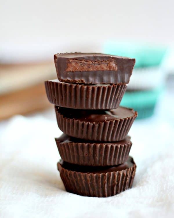 Double Chocolate Hazelnut Butter Cups {Vegan, Grain Free}