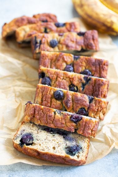 Banana Blueberry Breakfast Bread {Paleo & Nut Free} | Paleo Running Momma