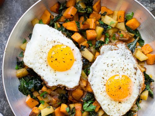 Sweet Potato Breakfast Meal Prep Bowls - No Getting Off This Train