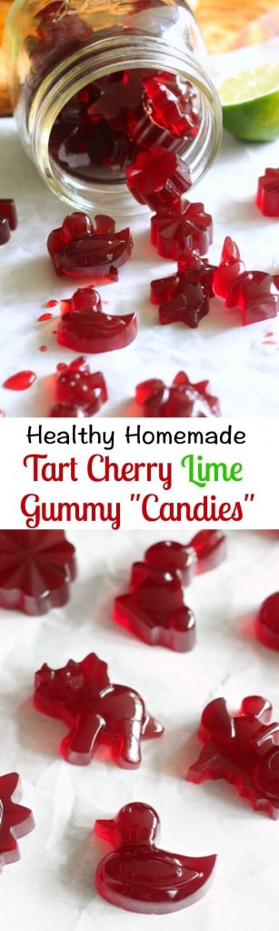 Tart Cherry Lime Homemade Gummy Candy {Paleo} | Paleo Running Momma