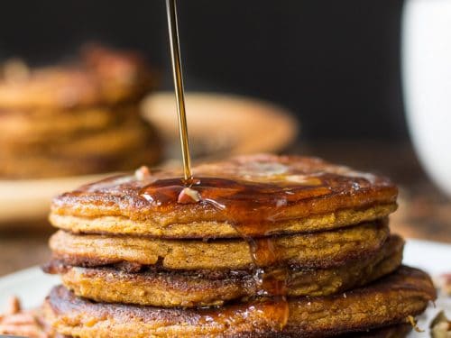 Low Calorie Protein Pancakes {Low Carb, GF} - Skinny Fitalicious®