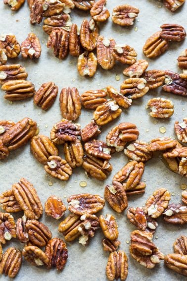 Easy Homemade Honey Roasted Pecan Butter {Paleo}