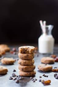 Sweet Potato No Bake Chocolate Chip Cookies {Paleo & Vegan}