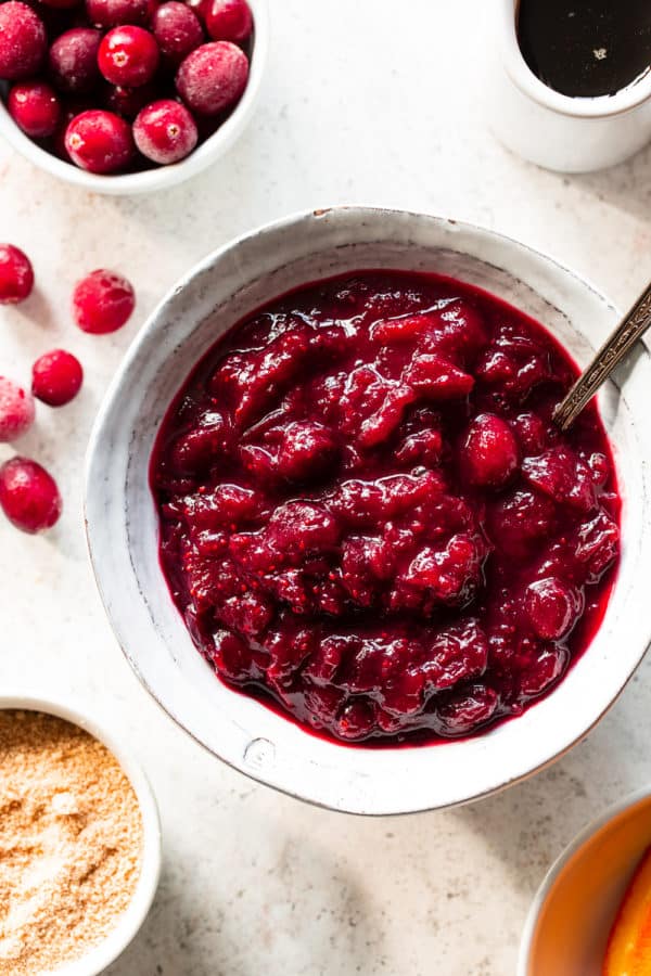 Homemade Paleo Cranberry Sauce | Paleo Running Momma