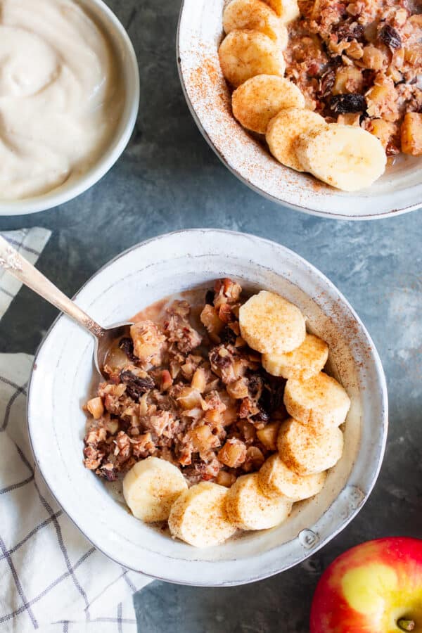 Easy Apple Cinnamon Paleo Hot Cereal {whole30 Vegan}