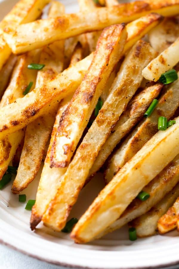 Baked French Fries with Chipotle Ranch Dip {Paleo & Whole30}