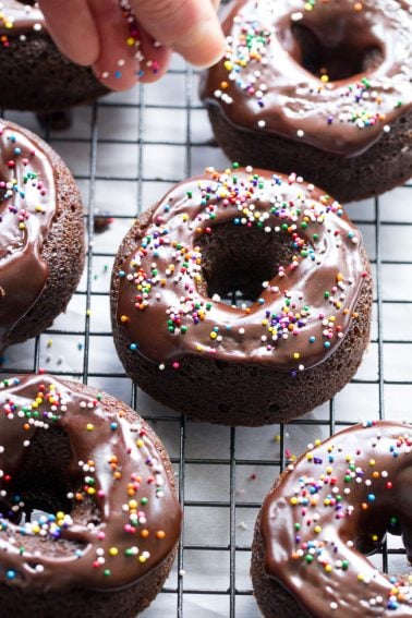 Chocolate Frosted Chocolate Donuts {GF, Paleo, Nut Free} - The Paleo ...