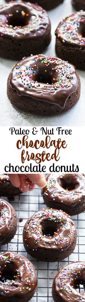 Chocolate Frosted Chocolate Donuts {GF, Paleo, Nut Free} - The Paleo ...