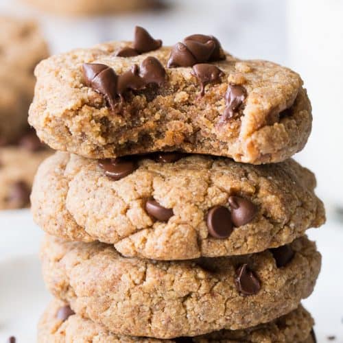 Soft Paleo & Vegan Chocolate Chip Cookies - The Paleo Running Momma