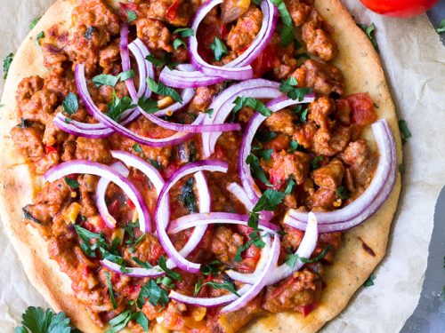 Paleo Pepperoni Pizza with Veggies {GF, DF} The Paleo Running Momma