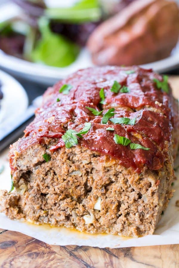 Whole30 Paleo Meatloaf {with Whole30 Ketchup!} - The Paleo Running Momma