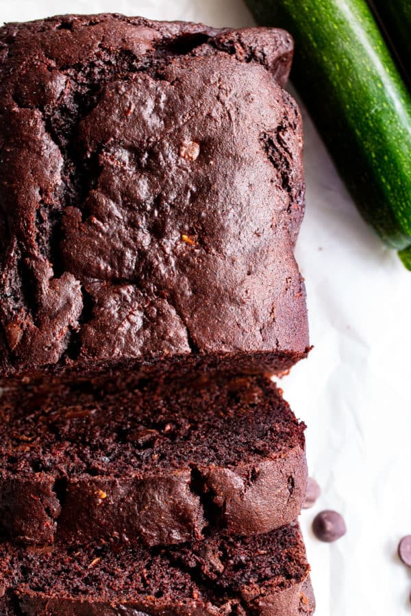 Double Chocolate Zucchini Bread {Paleo, Gluten Free}