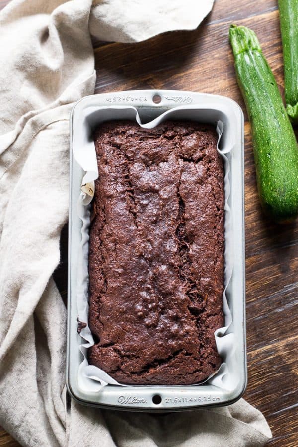 Double Chocolate Zucchini Bread {Paleo, Gluten Free}