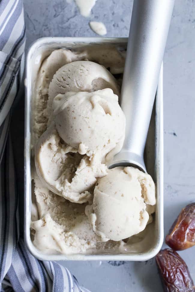 Homemade Non-Dairy Vanilla Ice Cream (Lactose-free Ice Cream