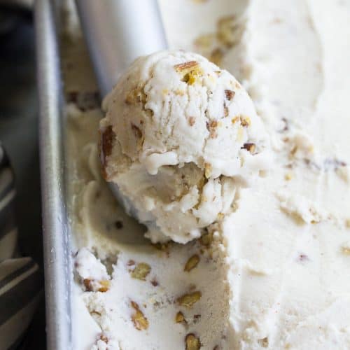 Butter Pecan Paleo & Vegan Ice Cream