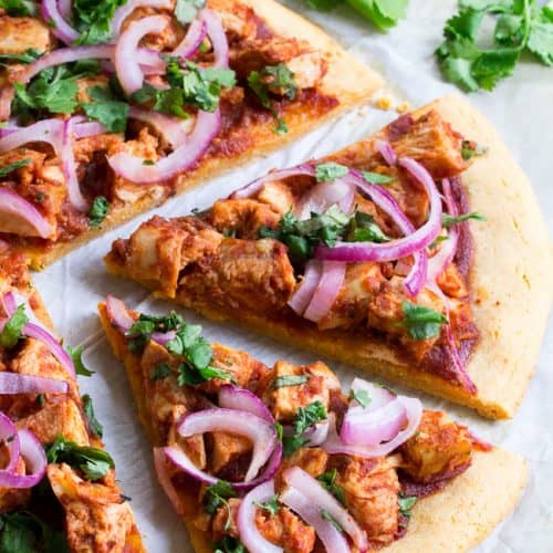 BBQ Chicken Pizza {Grain Free & Paleo} - The Paleo Running Momma