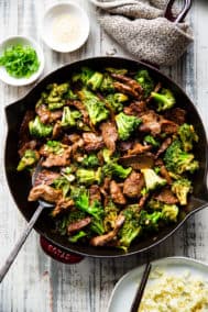 Paleo Beef and Broccoli Stir Fry {Whole30, Keto}