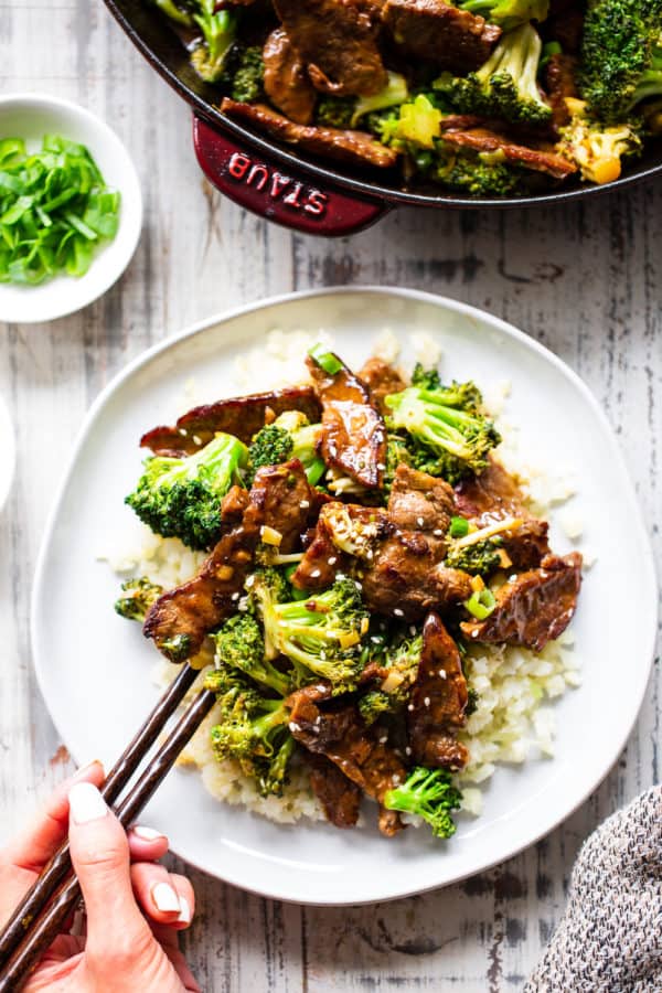 Paleo Beef and Broccoli Stir Fry {Whole30, Keto}