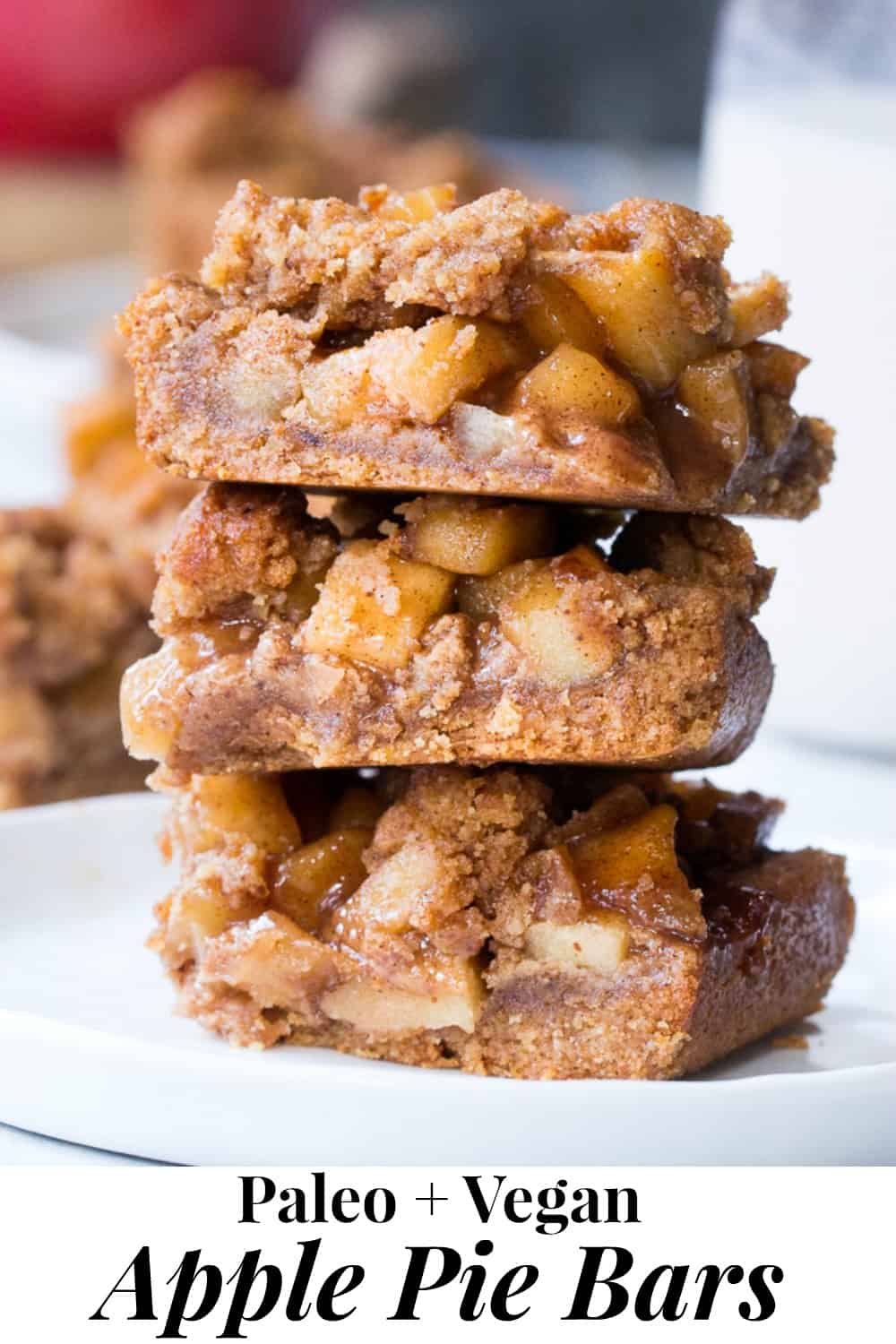 Apple Pie Bars {paleo Vegan} The Paleo Running Momma