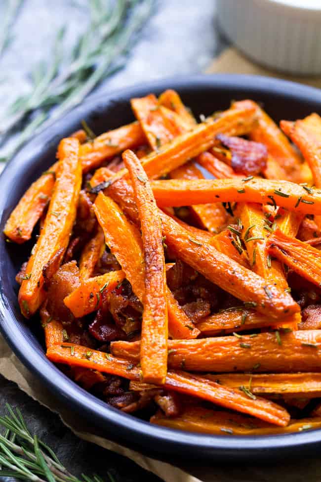 Carrot Fries with Bacon and Rosemary {Paleo, Whole30} - The Paleo ...