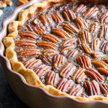 Salted Caramel Pecan Pie {Paleo, Gluten-Free} - The Paleo Running Momma