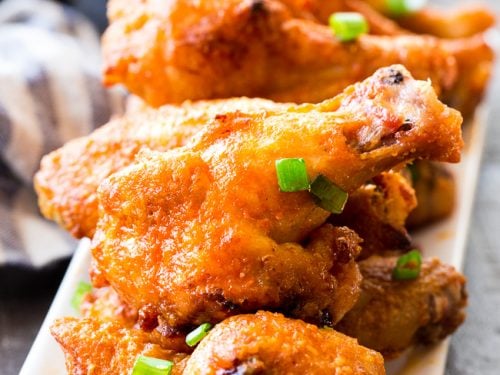 Crispy Baked Buffalo Chicken Wings - All the Healthy Things