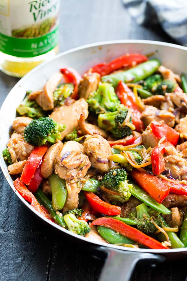 Chicken Stir Fry with Veggies and Garlic Sauce {Paleo, Whole30} - The ...