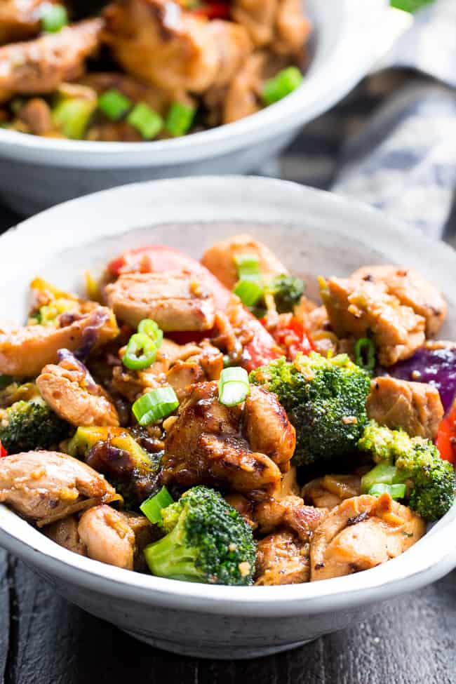 Chicken Stir Fry with Veggies and Garlic Sauce {Paleo, Whole30} - The ...