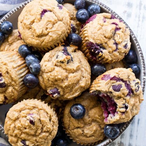 Classic Blueberry Muffins with Cassava Flour {Paleo, Nut Free} - The ...