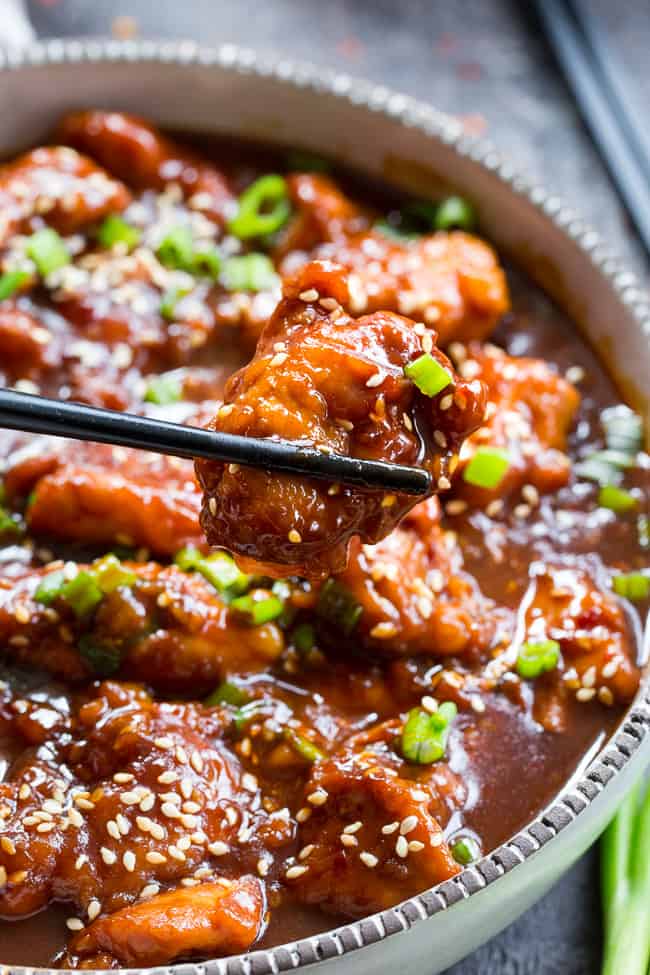 General Tso's Chicken In the Instant Pot {Paleo} - The Paleo Running Momma