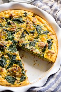 Sausage, Leek, and Spinach Quiche {Paleo, Whole30} - The Paleo Running ...