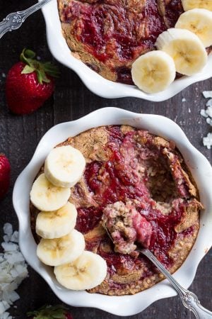 Almond Butter and Jelly N'Oatmeal Bake {Paleo, Vegan} - The Paleo ...