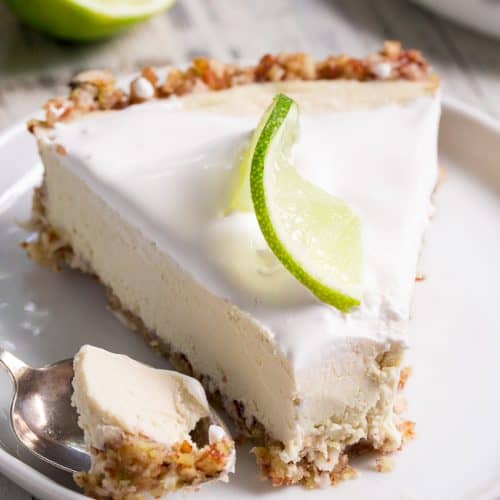 Key Lime Paleo Vegan Cheesecake Tart No Bake