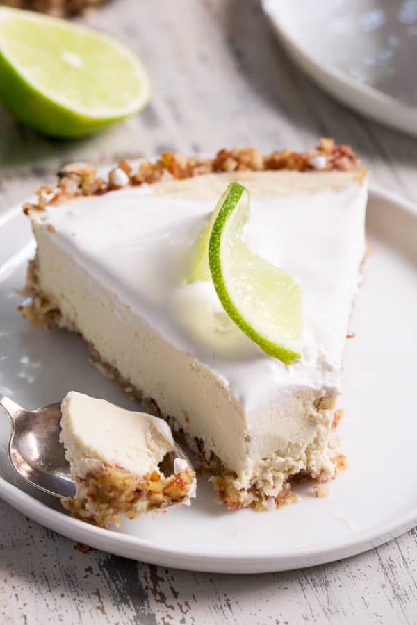 Key Lime Paleo + Vegan Cheesecake Tart {No-Bake}