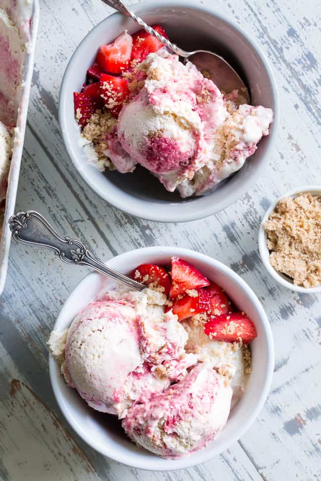 Blender Strawberry Ice Cream (Paleo, Low Carb, AIP, GAPS) - Eat Beautiful