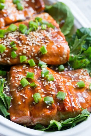 Grilled Teriyaki Salmon {Paleo, Whole30} - The Paleo Running Momma