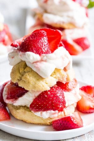 Paleo Strawberry Shortcake {GF, DF} - The Paleo Running Momma