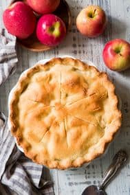 Paleo Apple Pie {Gluten Free, Dairy Free Option}