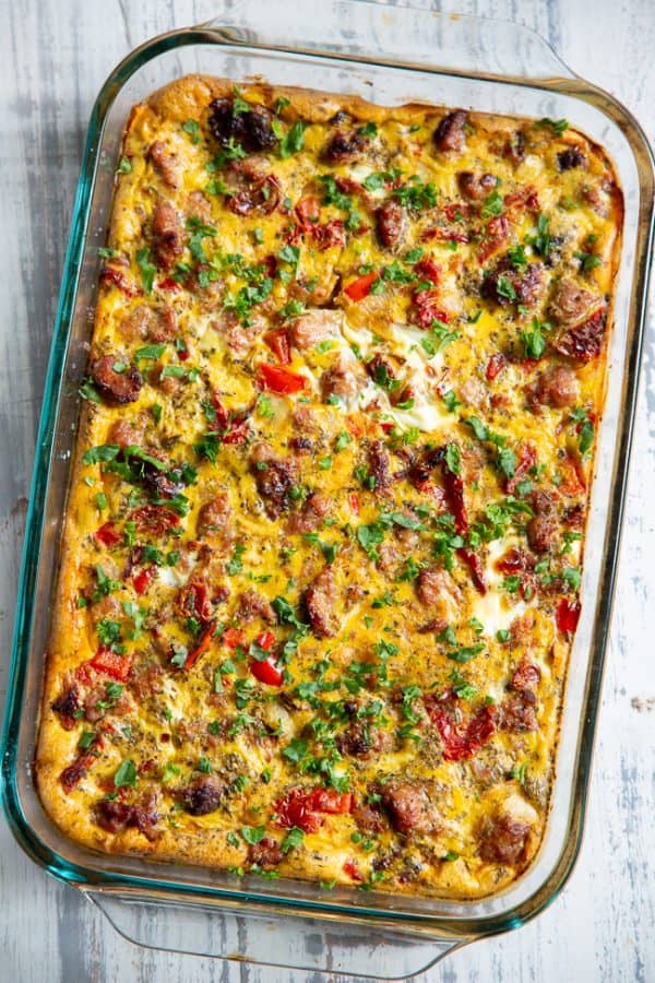 Italian Breakfast Casserole {Paleo, Whole30, Gluten-Free}