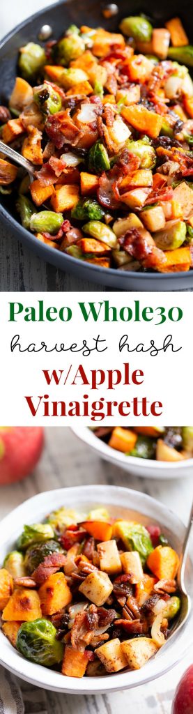 Harvest Hash with Bacon and Apple Vinaigrette {Paleo, Whole30}