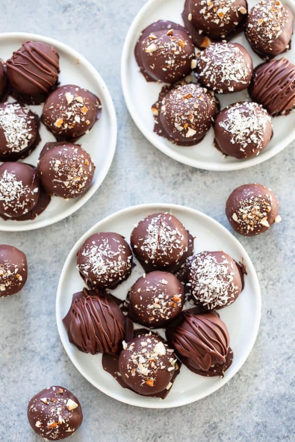 Double Chocolate Truffles {paleo, Vegan} - The Paleo Running Momma