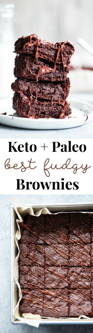 Fudgy Keto Brownies {Paleo, Dairy-Free} - The Paleo Running Momma