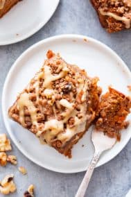 Carrot Cake Coffee Cake {Paleo, GF, DF} - The Paleo Running Momma